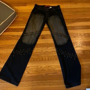Crazy Daisy y2k jeans baggy bootcut